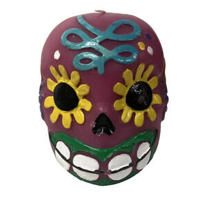 Target Dia de Muertos Unscented Calavera Sculpted Candle Dia Pacheco 2024